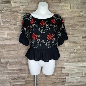 Candies embroidered top